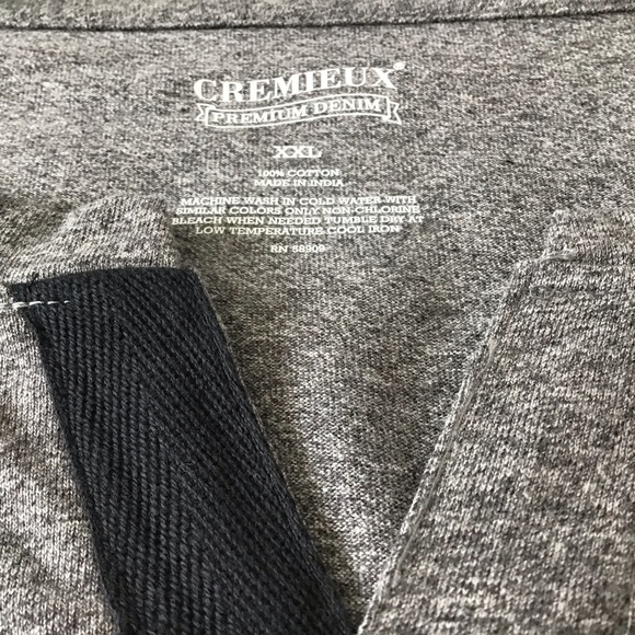 Shirt XXL Pullover Gray NWT Cremieux - Picture 2 of 5